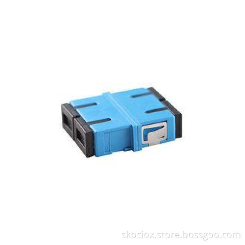 SC / PC Single Mode Duplex Fiber Optic Adapter with Short F